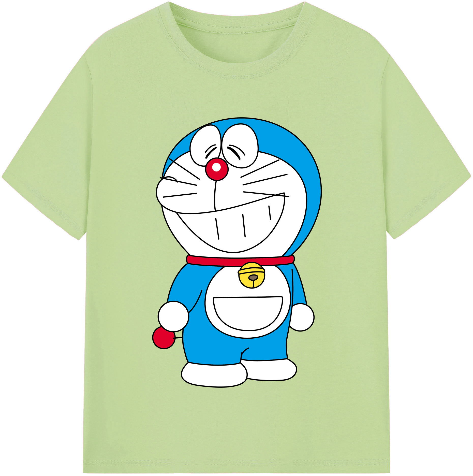 （画像用） ドラえもん Doraemon 綿100％半袖Tシャツ（フロントプリント）